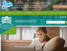 Tablet Screenshot of hastingsdowntown.com
